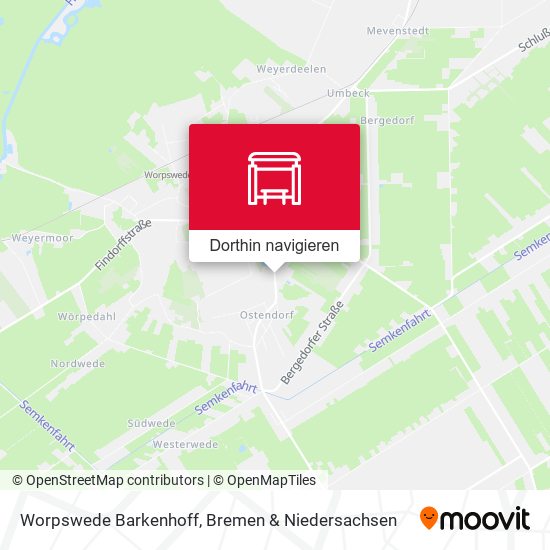 Worpswede Barkenhoff Karte