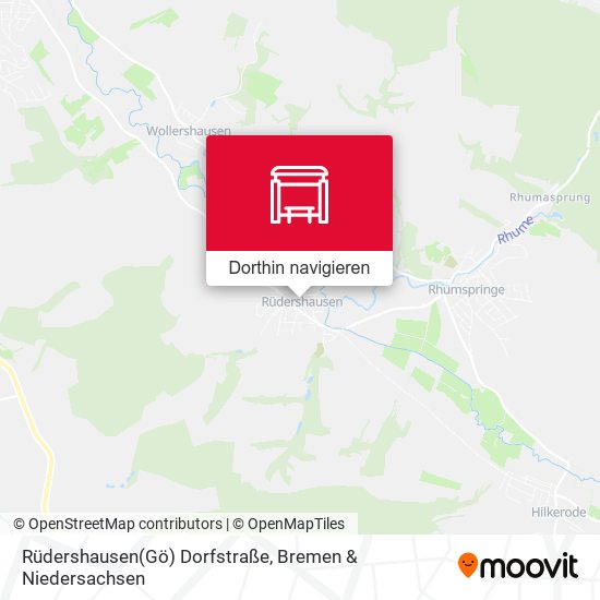 Rüdershausen(Gö) Dorfstraße Karte