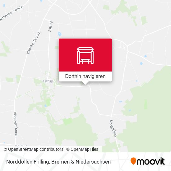 Norddöllen Frilling Karte