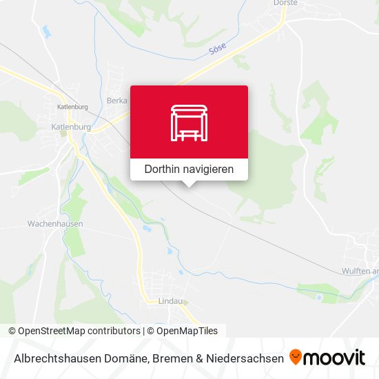 Albrechtshausen Domäne Karte