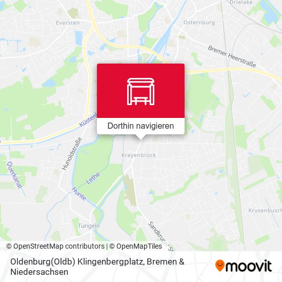 Oldenburg(Oldb) Klingenbergplatz Karte