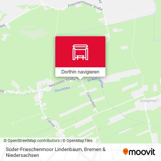 Süder-Frieschenmoor Lindenbaum Karte