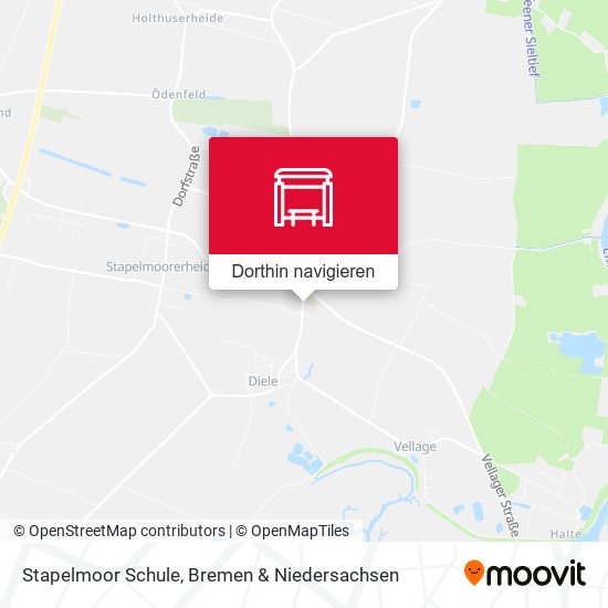 Stapelmoor Schule Karte