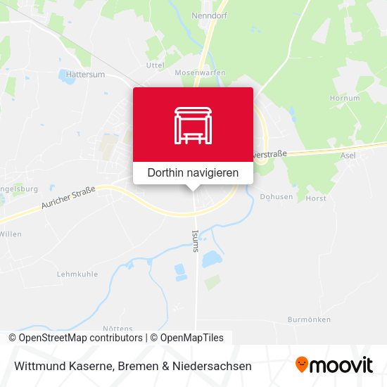 Wittmund Kaserne Karte