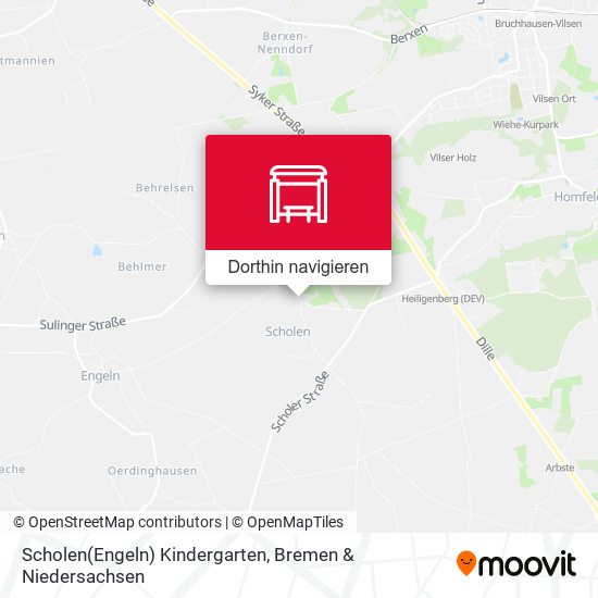 Scholen(Engeln) Kindergarten Karte