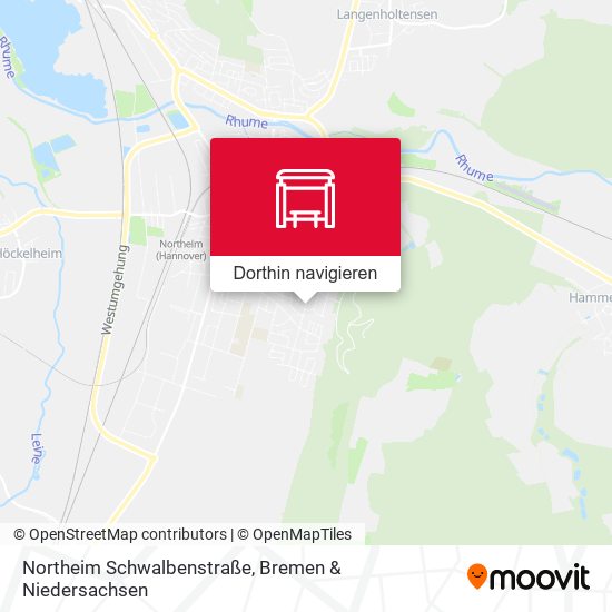 Northeim Schwalbenstraße Karte