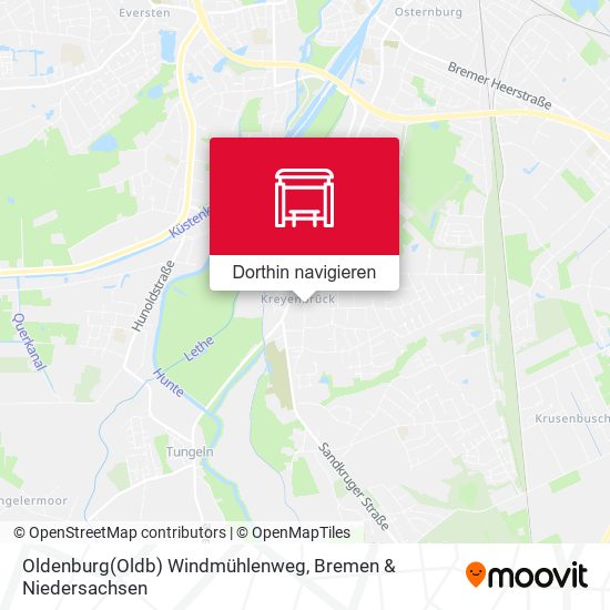 Oldenburg(Oldb) Windmühlenweg Karte