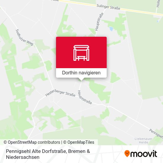 Pennigsehl Alte Dorfstraße Karte