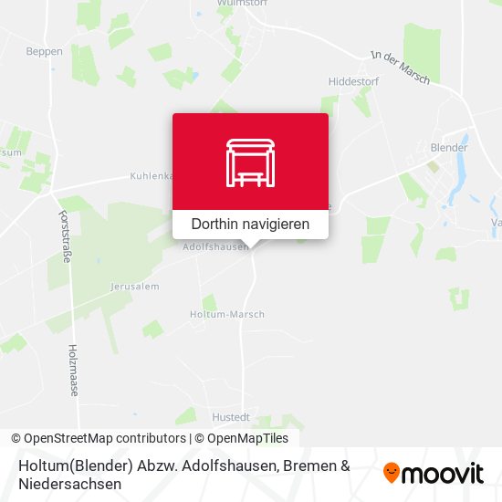 Holtum(Blender) Abzw. Adolfshausen Karte