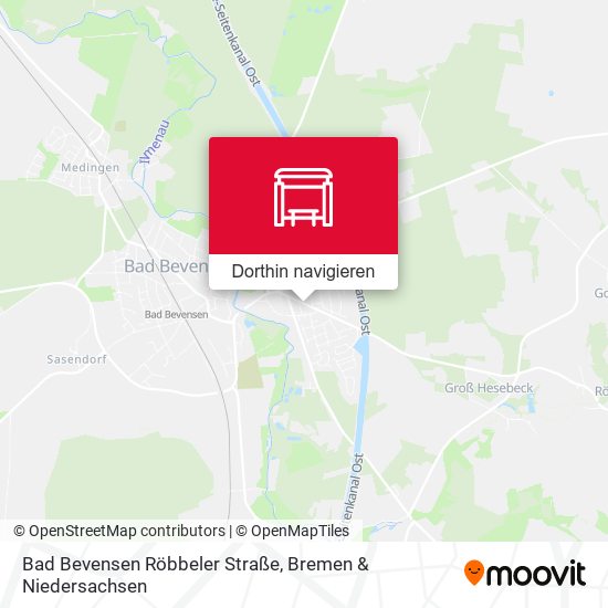 Bad Bevensen Röbbeler Straße Karte