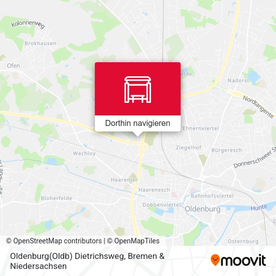 Oldenburg(Oldb) Dietrichsweg Karte