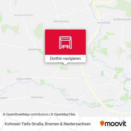 Kohnsen Tiefe Straße Karte