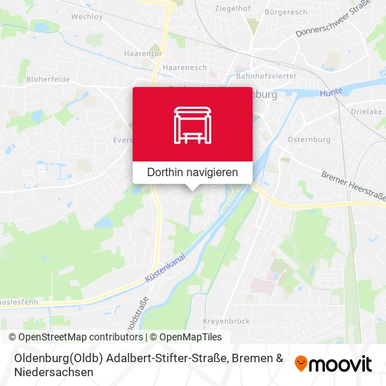 Oldenburg(Oldb) Adalbert-Stifter-Straße Karte