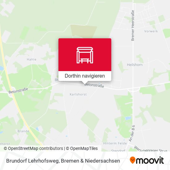 Brundorf Lehrhofsweg Karte