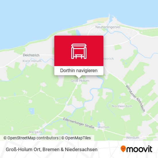 Groß-Holum Ort Karte