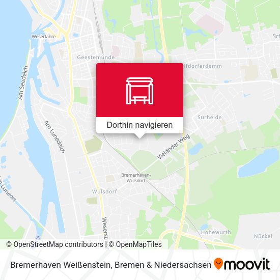 Bremerhaven Weißenstein Karte