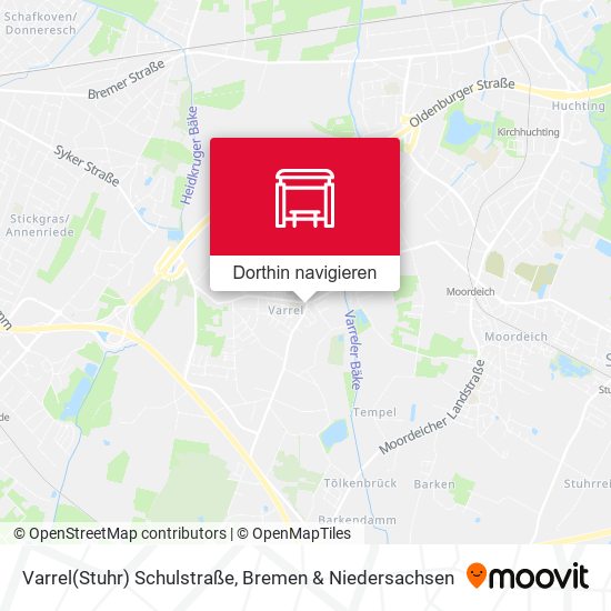 Varrel(Stuhr) Schulstraße Karte