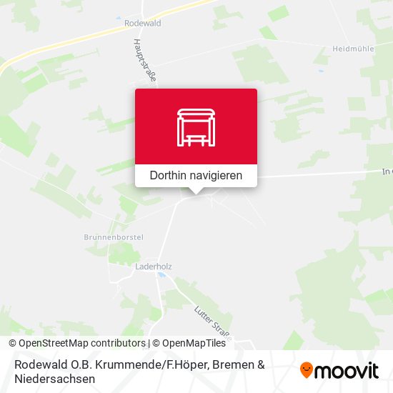 Rodewald O.B. Krummende / F.Höper Karte