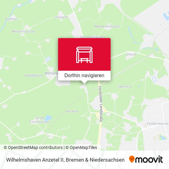 Wilhelmshaven Anzetel II Karte