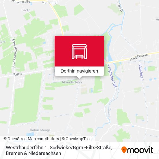 Westrhauderfehn 1. Südwieke / Bgm.-Eilts-Straße Karte