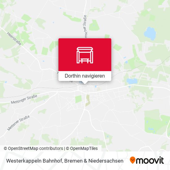 Westerkappeln Bahnhof Karte