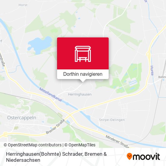 Herringhausen(Bohmte) Schrader Karte