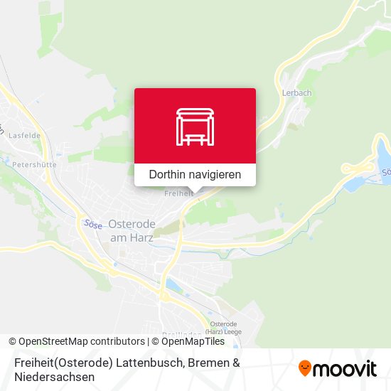 Freiheit(Osterode) Lattenbusch Karte
