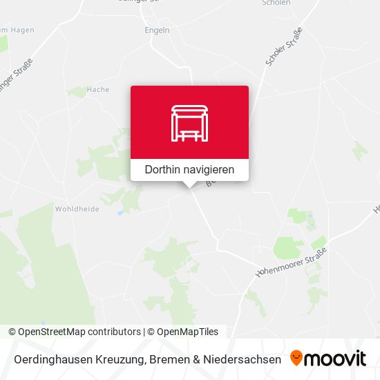 Oerdinghausen Kreuzung Karte