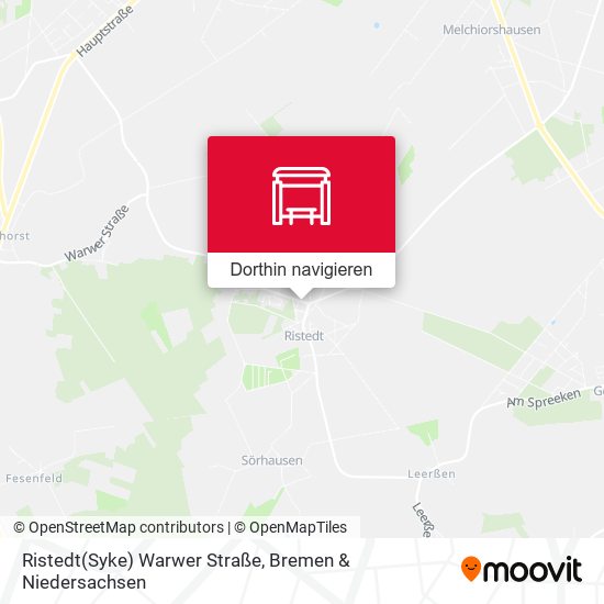 Ristedt(Syke) Warwer Straße Karte
