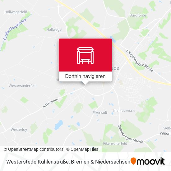 Westerstede Kuhlenstraße Karte