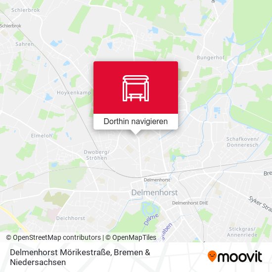 Delmenhorst Mörikestraße Karte