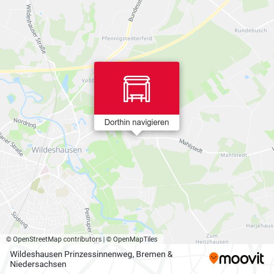 Wildeshausen Prinzessinnenweg Karte