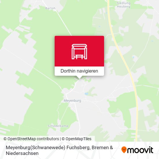 Meyenburg(Schwanewede) Fuchsberg Karte