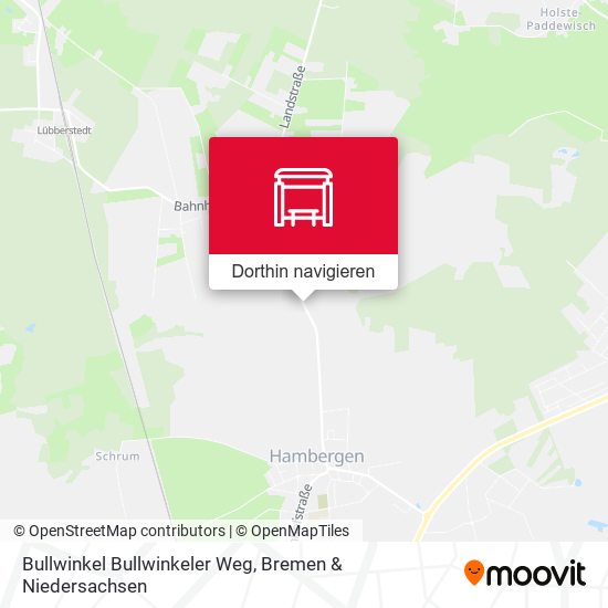Bullwinkel Bullwinkeler Weg Karte