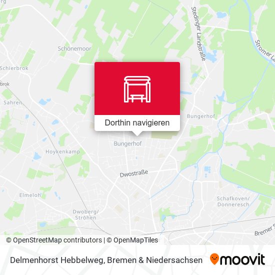 Delmenhorst Hebbelweg Karte