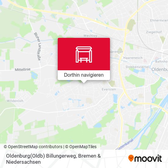 Oldenburg(Oldb) Billungerweg Karte