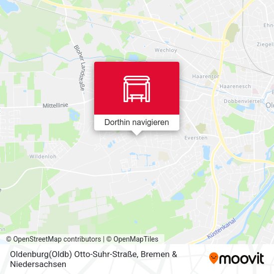 Oldenburg(Oldb) Otto-Suhr-Straße Karte
