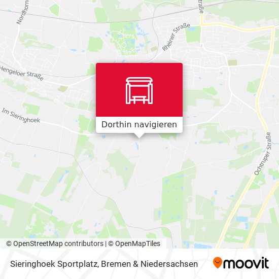 Sieringhoek Sportplatz Karte