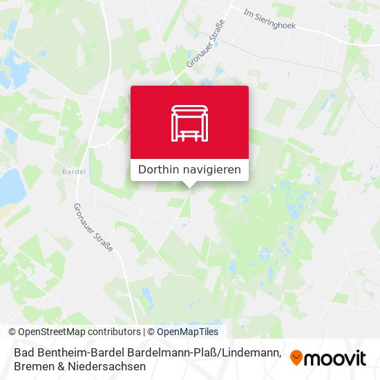 Bad Bentheim-Bardel Bardelmann-Plaß / Lindemann Karte