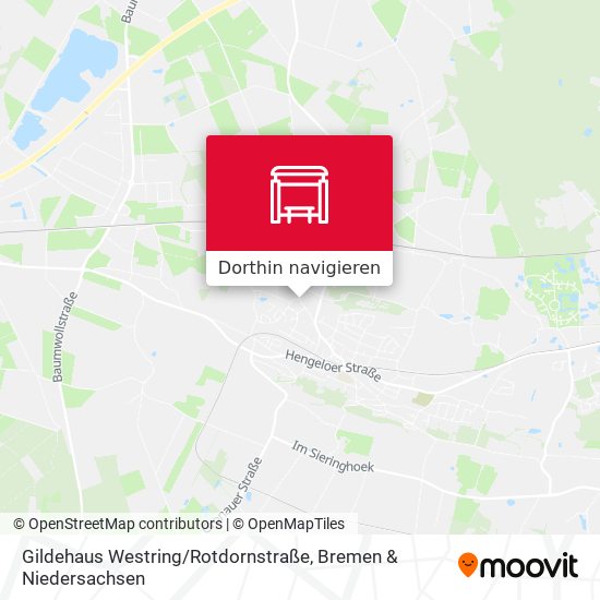 Gildehaus Westring / Rotdornstraße Karte