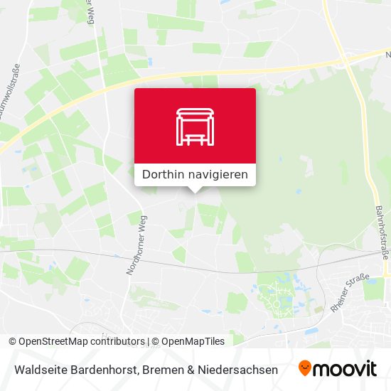 Waldseite Bardenhorst Karte