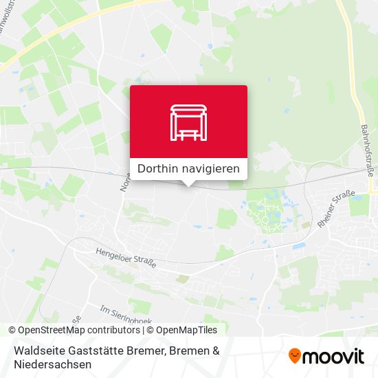 Waldseite Gaststätte Bremer Karte