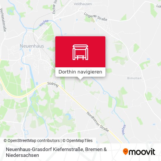 Neuenhaus-Grasdorf Kiefernstraße Karte