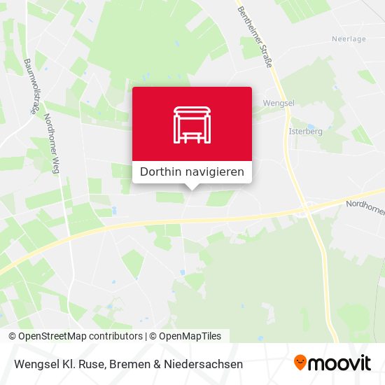 Wengsel Kl. Ruse Karte