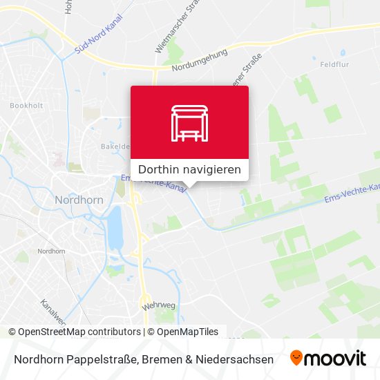 Nordhorn Pappelstraße Karte