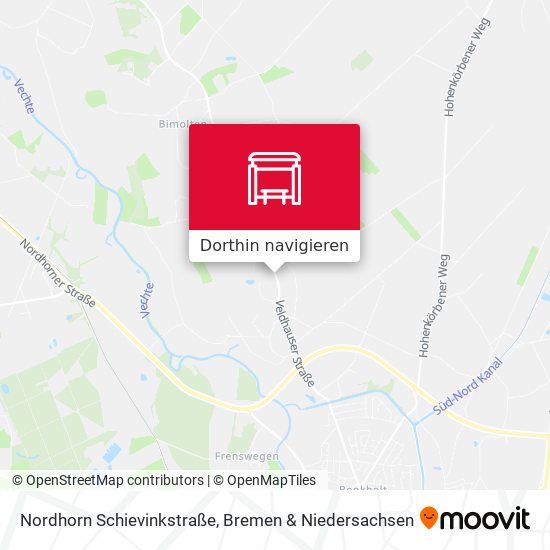 Nordhorn Schievinkstraße Karte