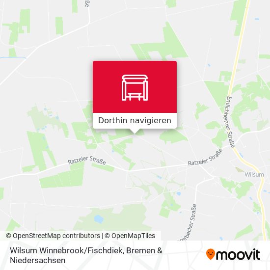 Wilsum Winnebrook/Fischdiek Karte