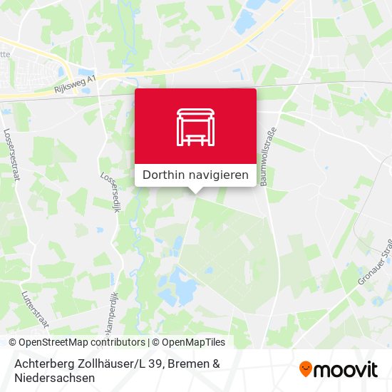 Achterberg Zollhäuser/L 39 Karte