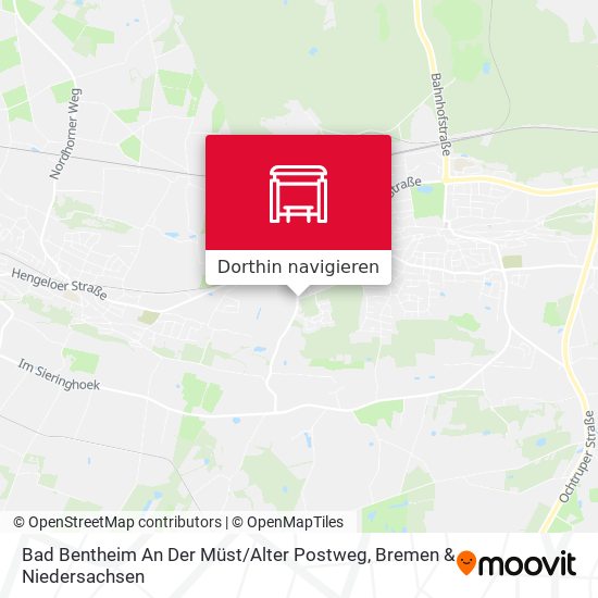 Bad Bentheim An Der Müst / Alter Postweg Karte