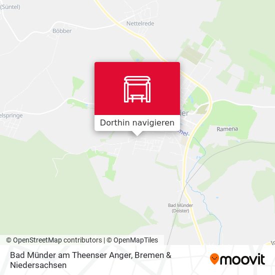 Bad Münder am Theenser Anger Karte